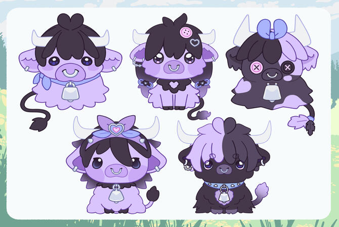 Mascots by cyber_ghostie