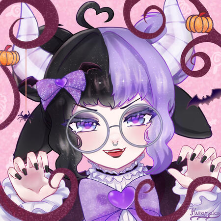 Halloween Headshot (raffle) by Kuramaico