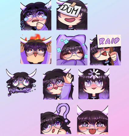 Emotes by Solace Plum