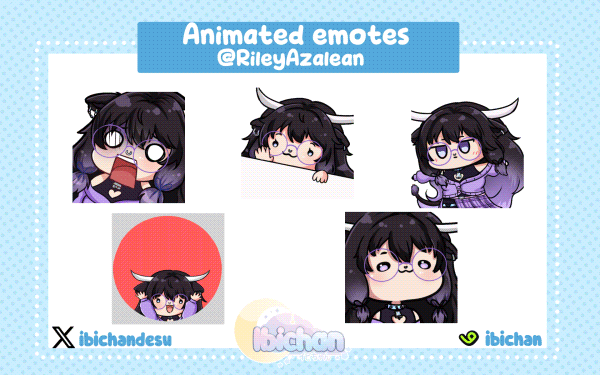 Animated emotes by Ibichan
